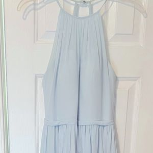 Azazie style Kailyn. Color Mist. Floor length. Chiffon material